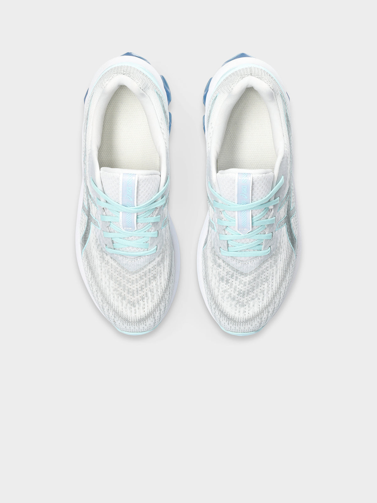 Womens Gel-Quantum 18 Sneakers in White &amp; Aqua