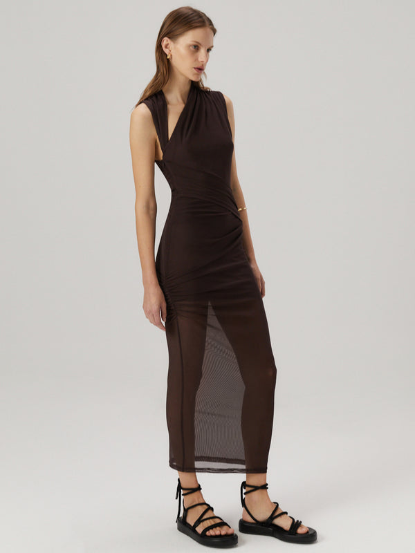 Misha Tillie Dress Brown