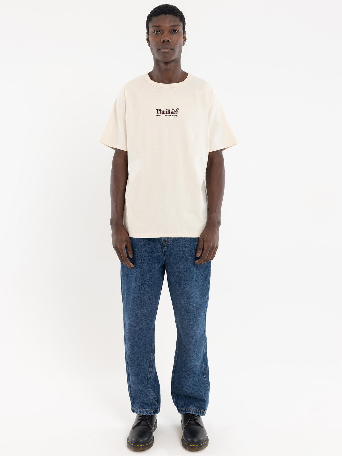 Workwear Embroidered Merch Fit T-Shirt