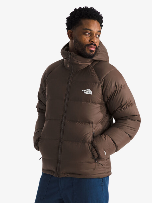 The North Face Mens Hydrelanite Down Hoodie Smokey Brown