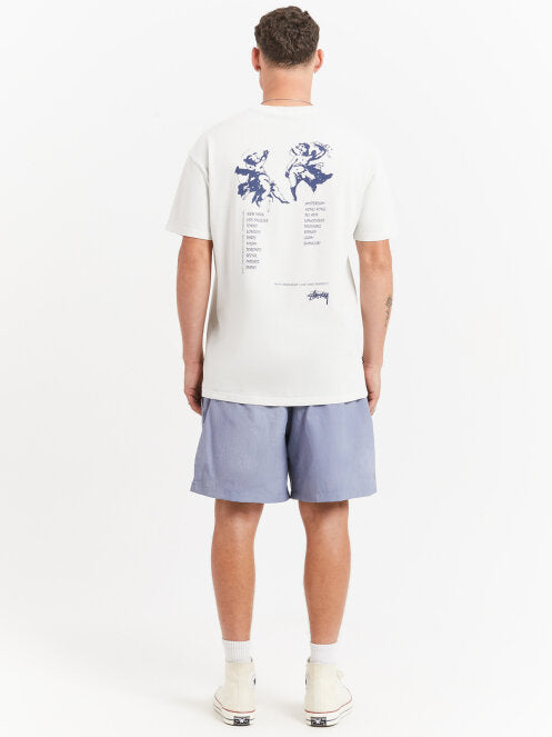 Angels Heavyweight Short sleeve T-Shirt in Pigment Washed White