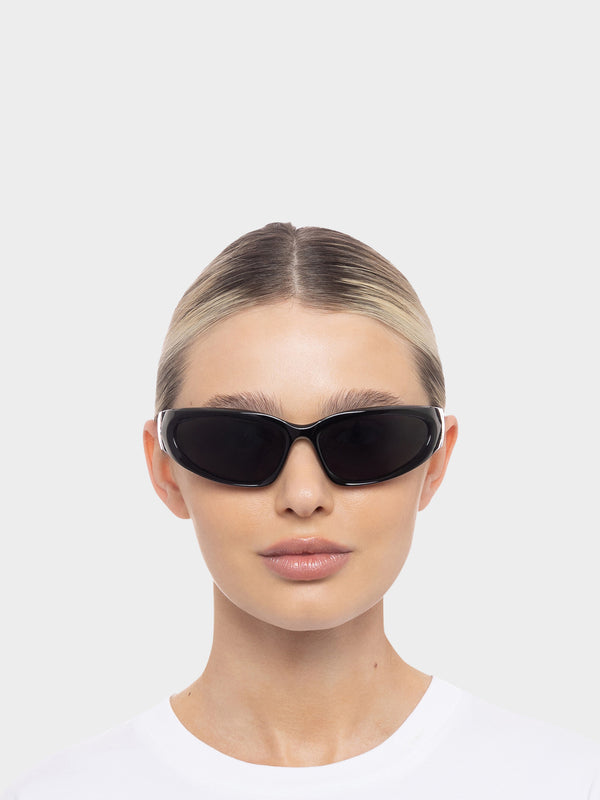 Aire eyewear Jupiter Sunglasses in Black Smoke Mono Glue Store
