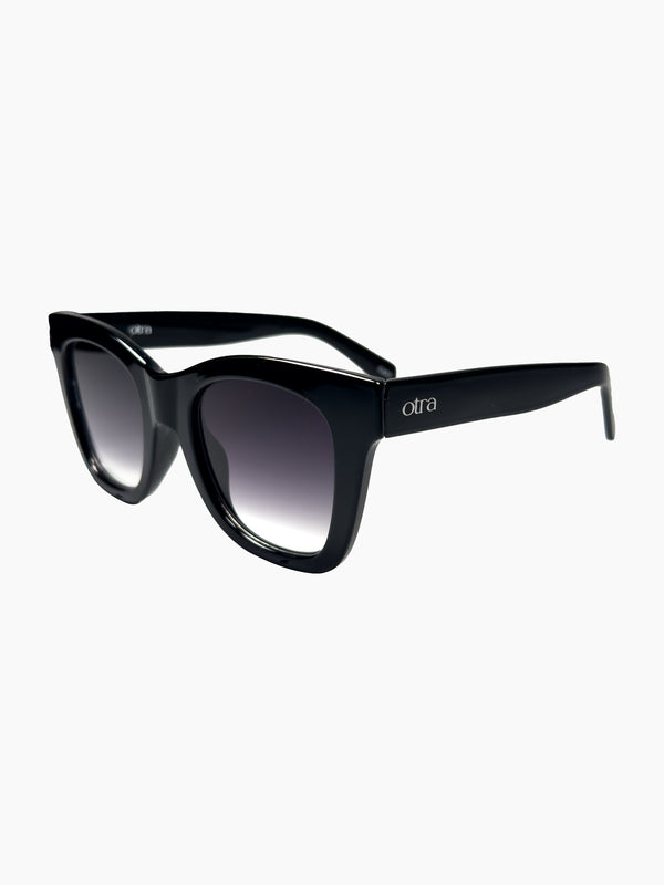 Otra Ce Ce Sunglasses in Black & Smoke Fade Black Glue Store
