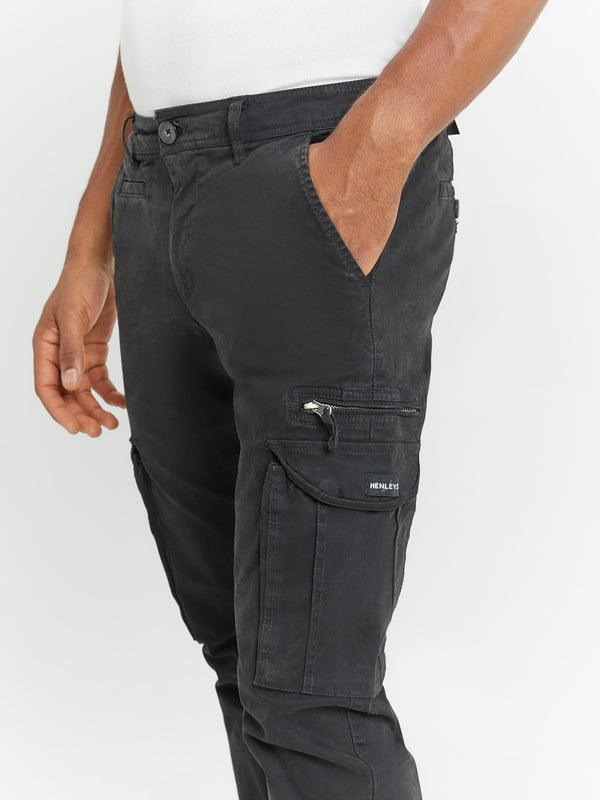 Henleys Eagle Cargo Pants Black Glue Store