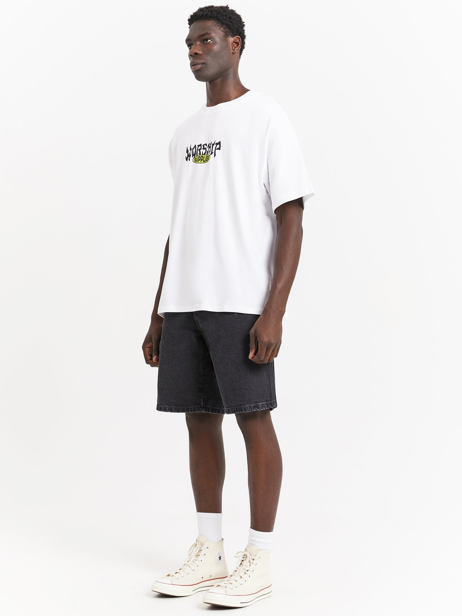 Monument Oversize T-Shirt in White