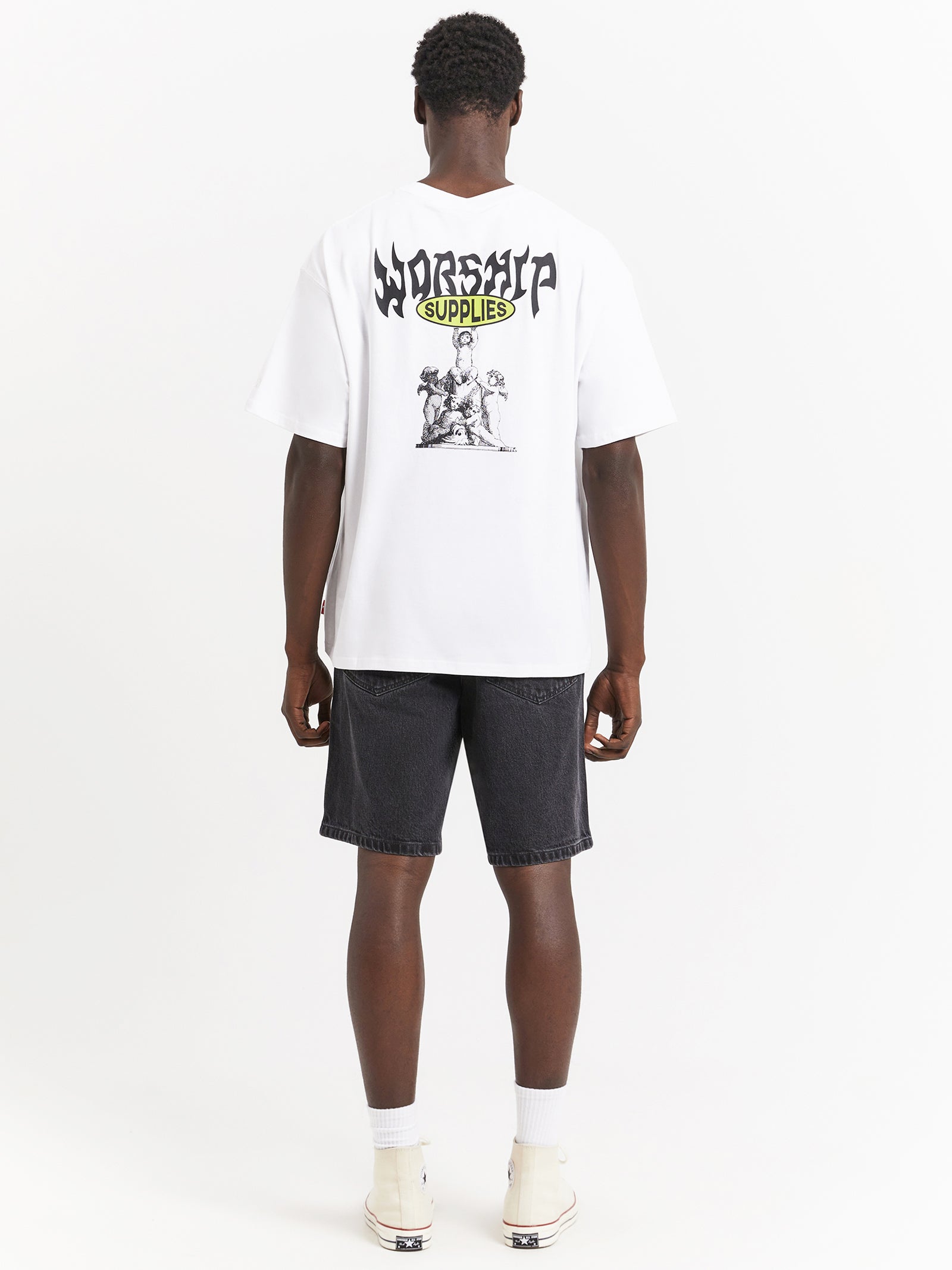 Monument Oversize T-Shirt in White