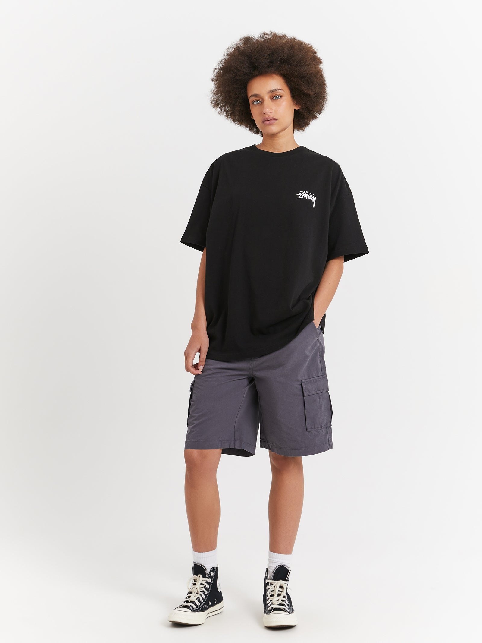 Surplus Cargo Shorts in Charcoal