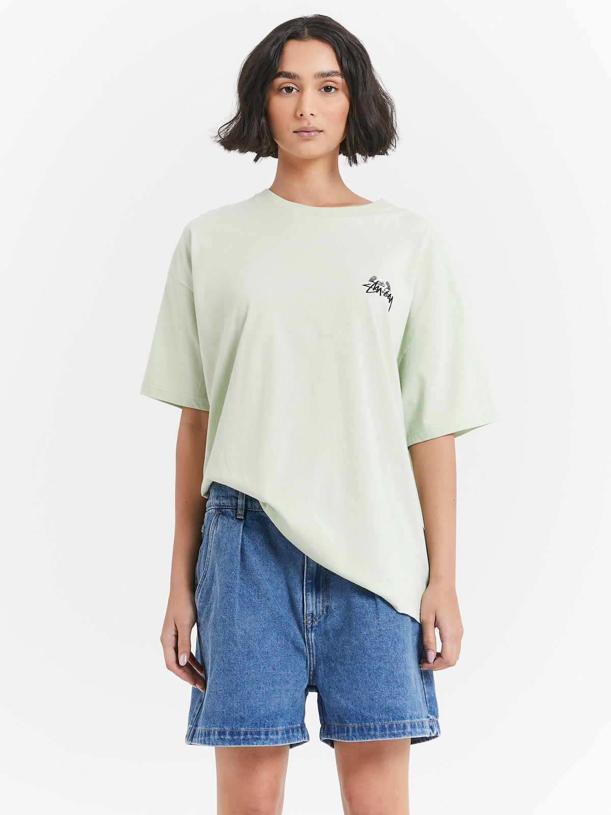 Angel Relaxed T-Shirt in Washed Green
