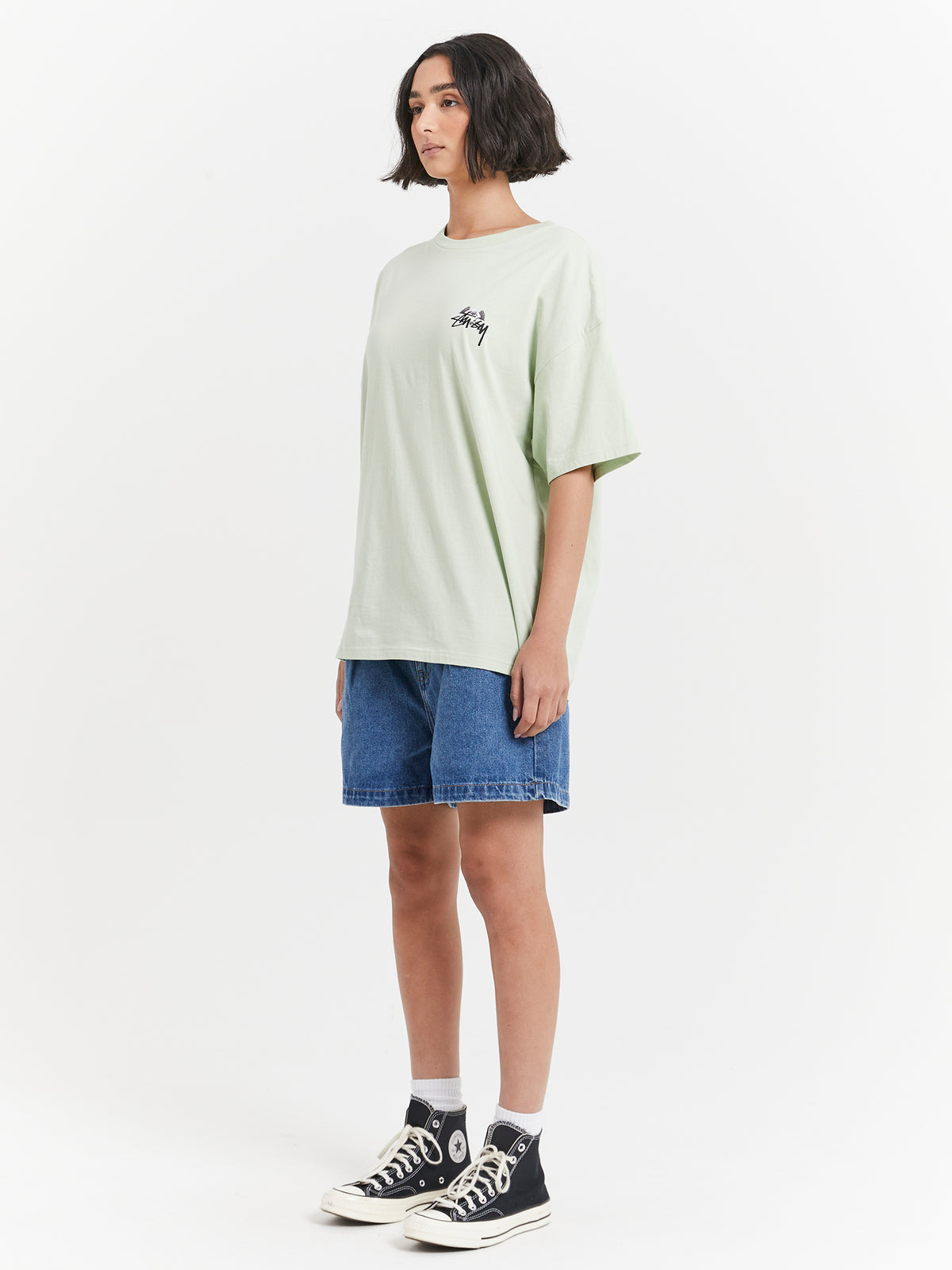 Angel Relaxed T-Shirt in Washed Green
