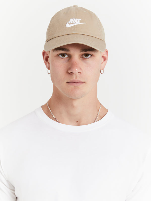 Nike Club Unstructured Futura Wash Cap Khaki Glue Store