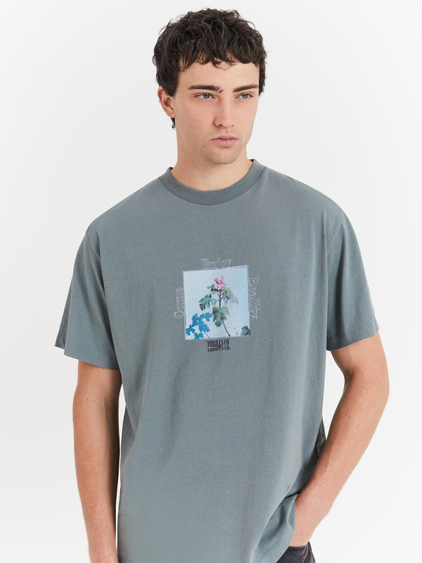 Come Enjoy Reality Merch Fit TShirt in Scrubs Green Glue Store