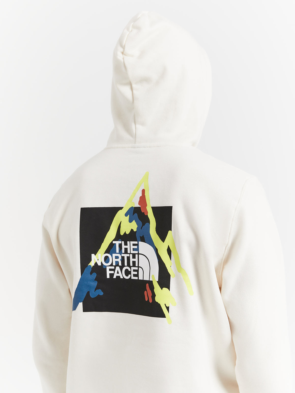 Places We Love Hoodie in White &amp; Khaki