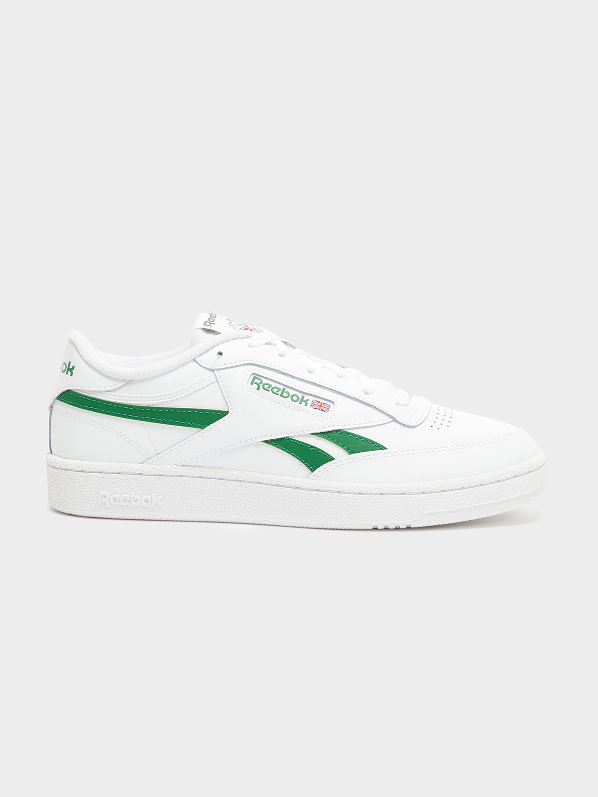 Unisex Club C Revenge Sneakers in White &amp; Green