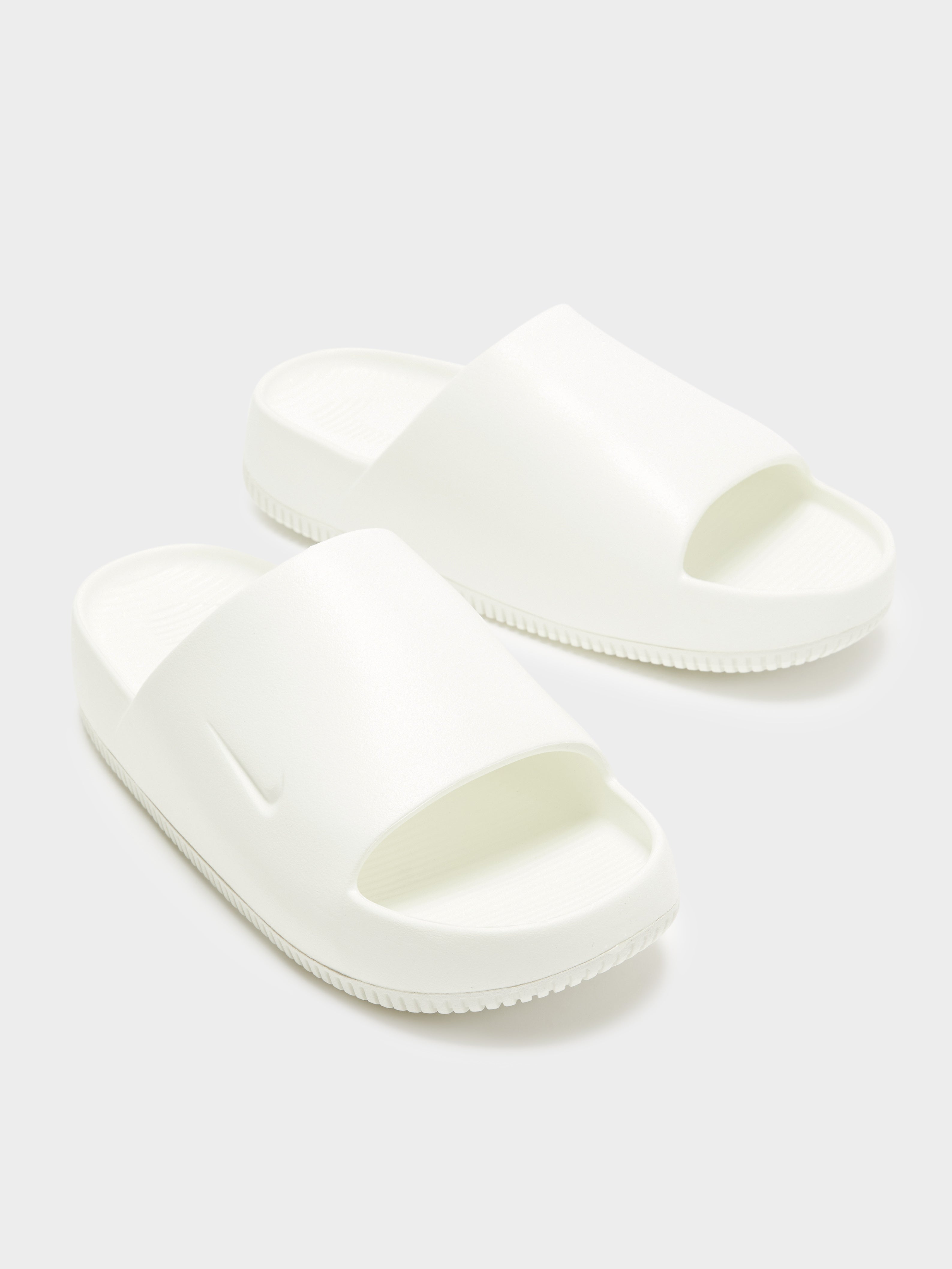 Womens Calm Slides in Off White