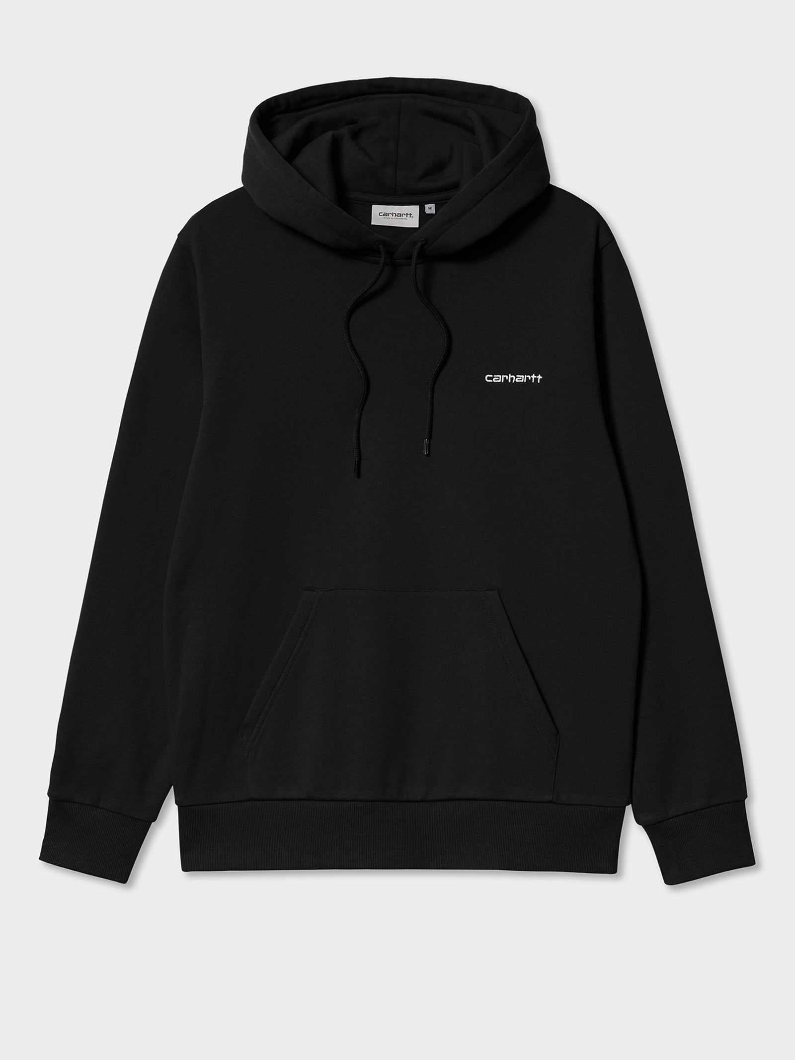Hooded Script Embroidery Sweat