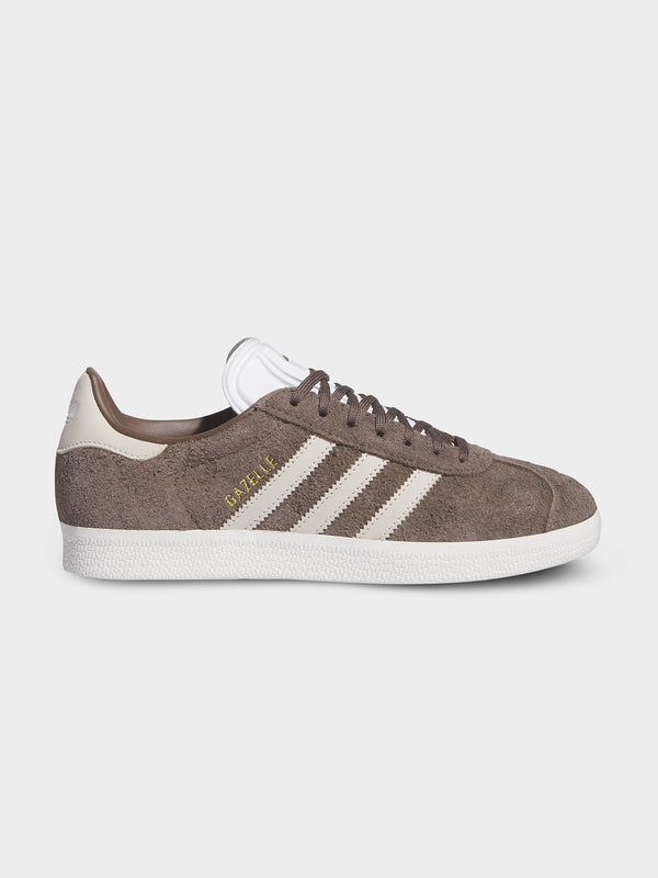 Adidas Women's Gazelle In Brown & White
