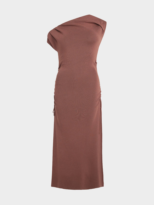 original sin midi dress in chocolate Lioness Original Sin Dress Chocolate