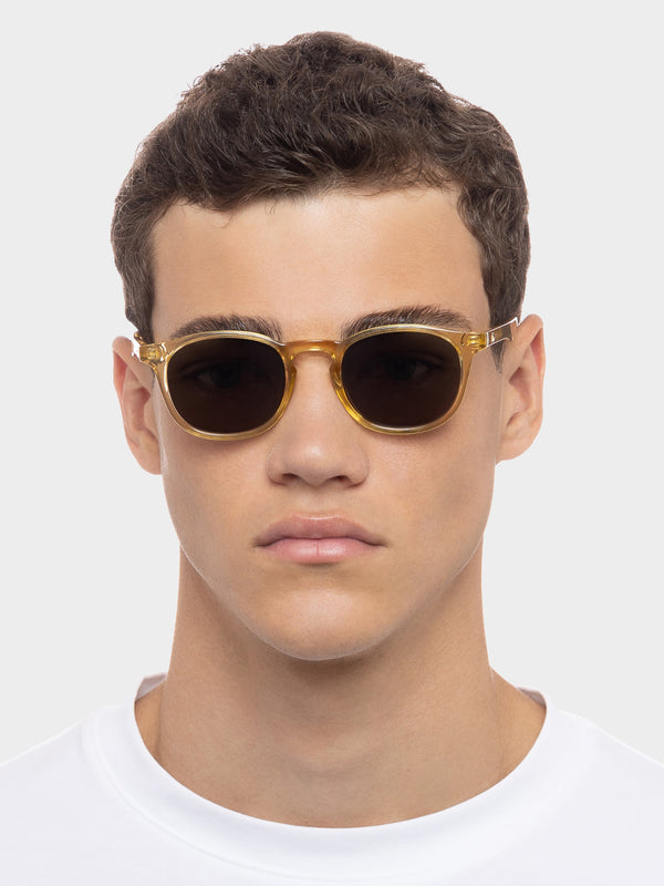 Club Royale Sunglasses in Butterscotch Khaki Mono Glue Store