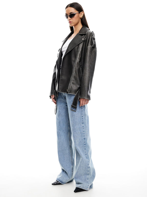 Ace Biker Leather Jacket