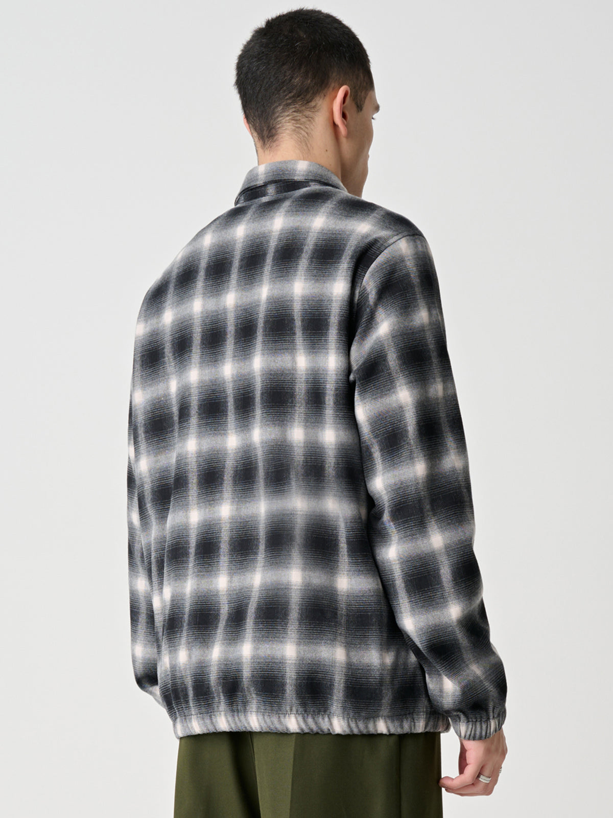 Source Lined Zip Check Jacket