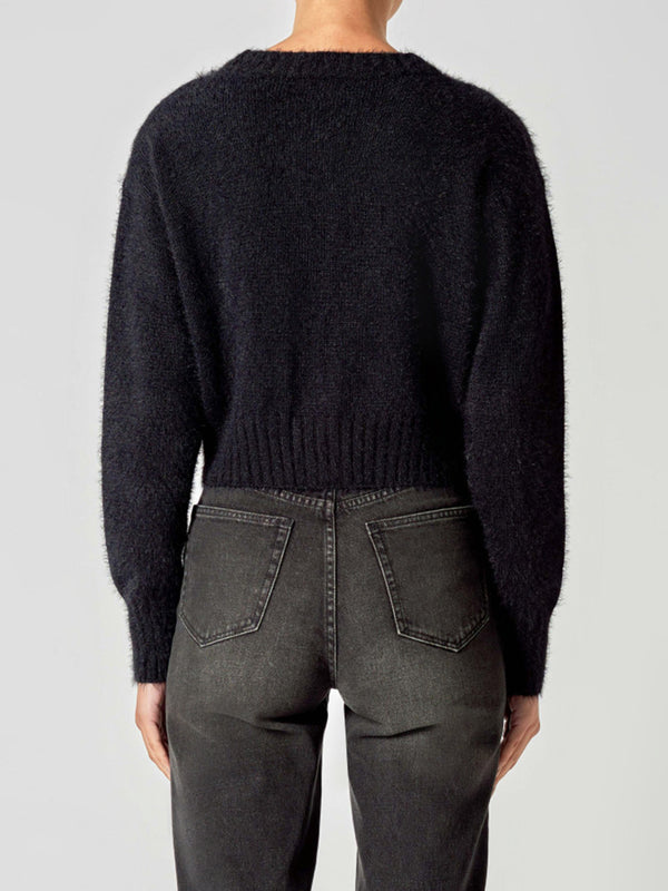 Kae Knit Cardigan Black