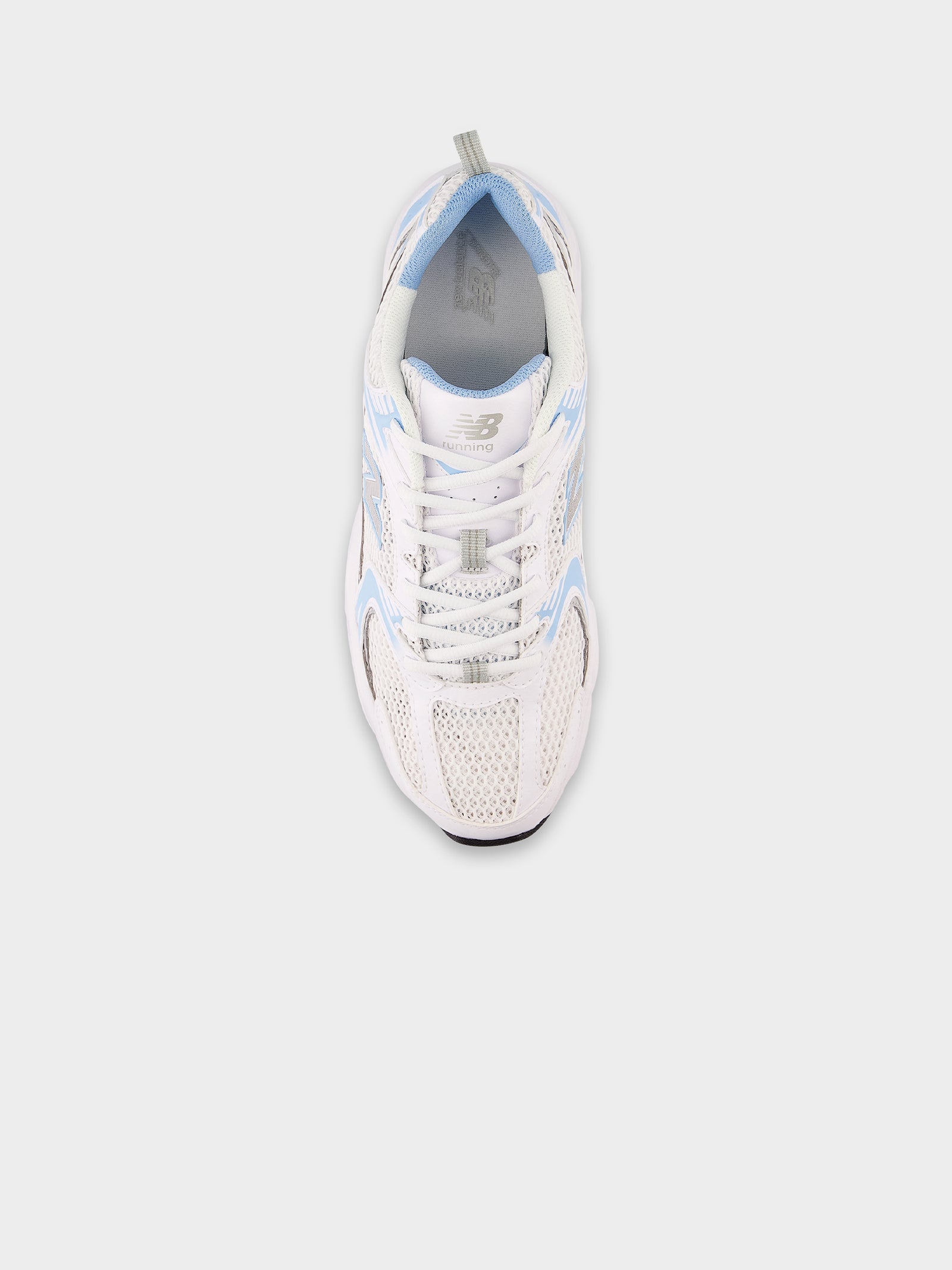 Unisex 530 Sneakers in White & Blue