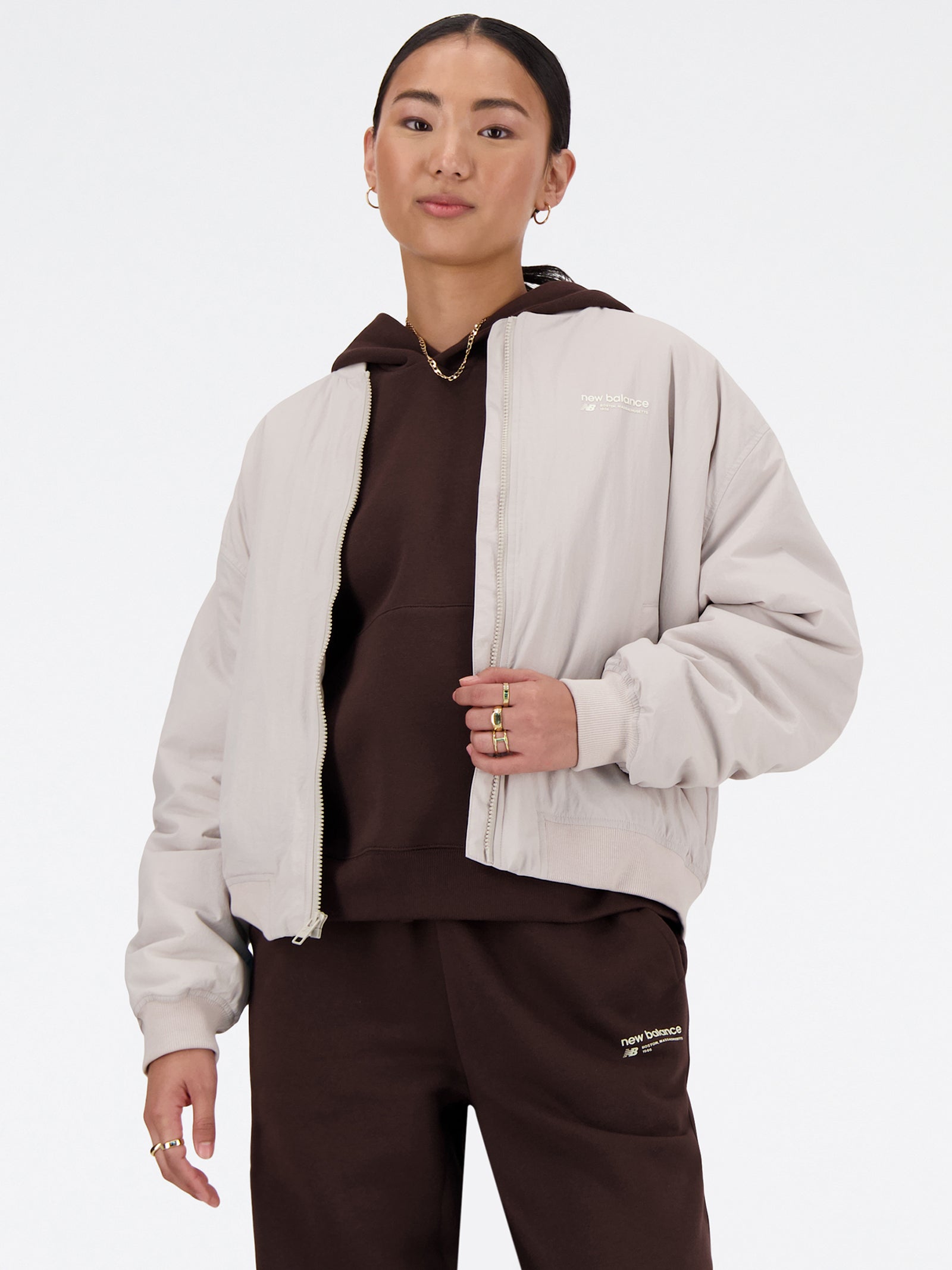 Linear Heritage Woven Bomber Jacket
