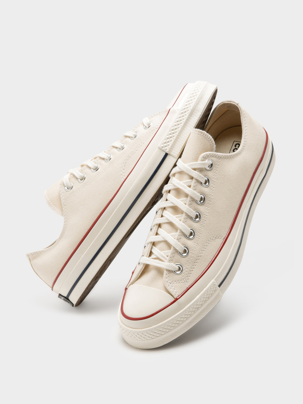 Unisex Chuck Taylor 70 Parchment Low Top Sneakers in White