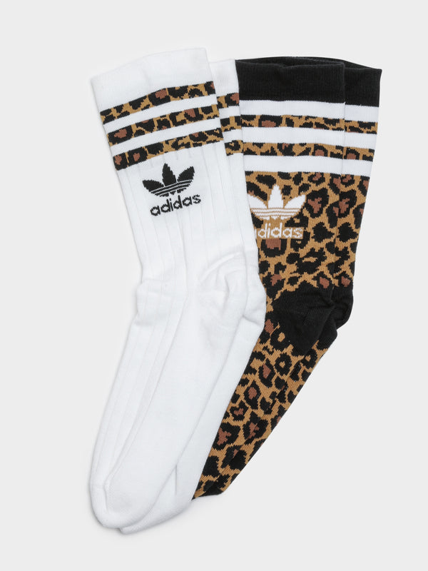 Adidas Womens Pack Crew Socks Multi Glue Store
