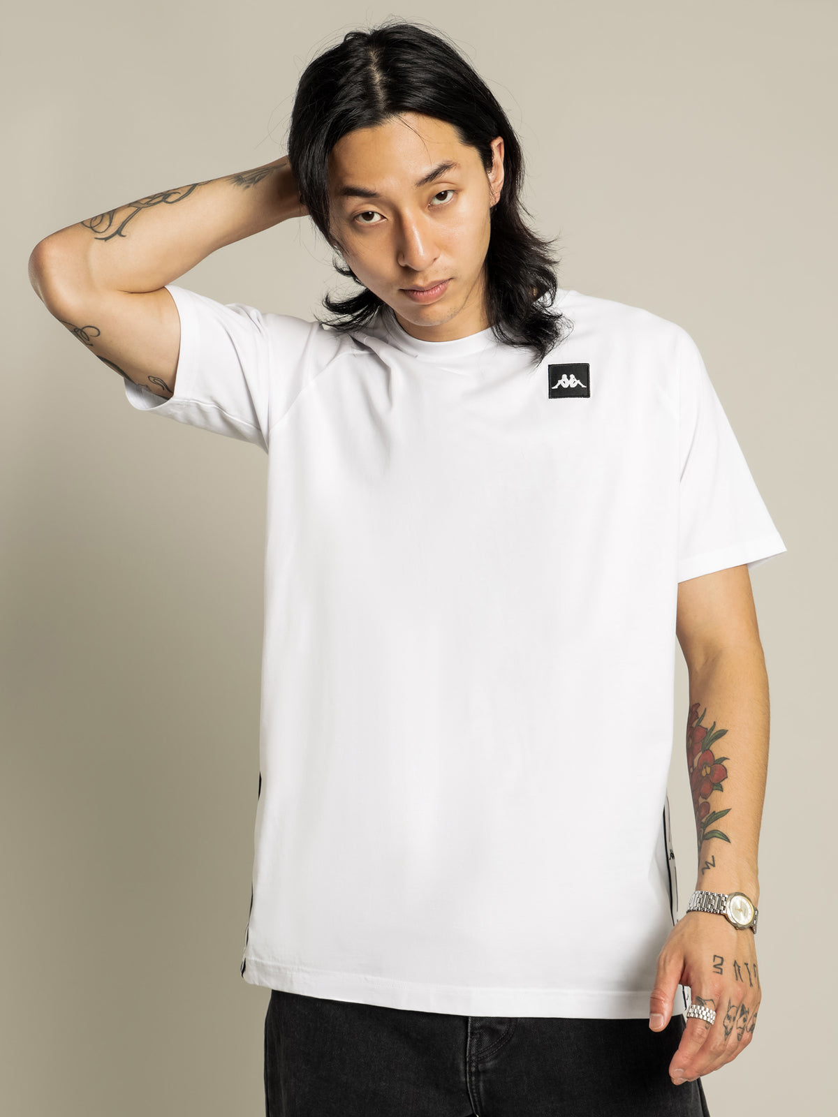 Authentic JPN Crew T-Shirt in White