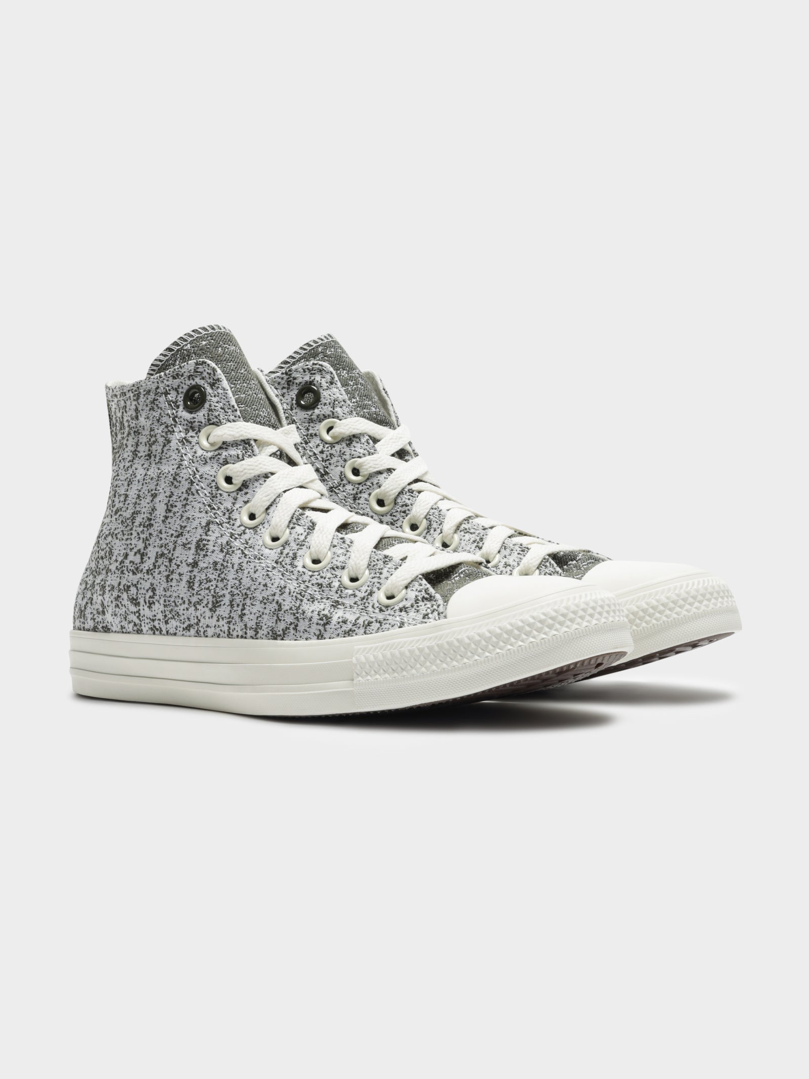 Unisex Chuck Taylor All Star Recycled Poly Jacquard Sneakers in Black & White