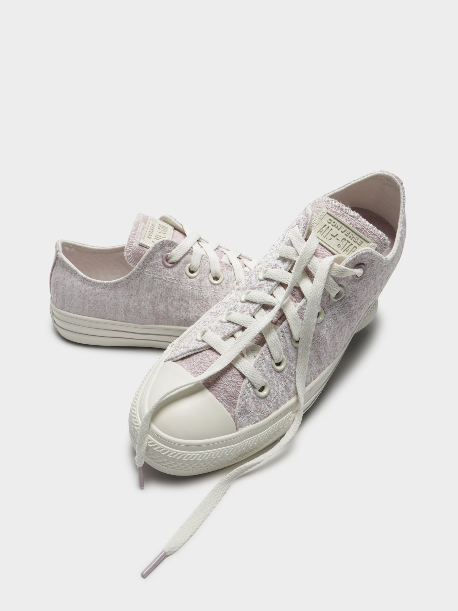 Womens Chuck Taylor All Star Recycled Poly Jacquard Low Sneakers in Pink