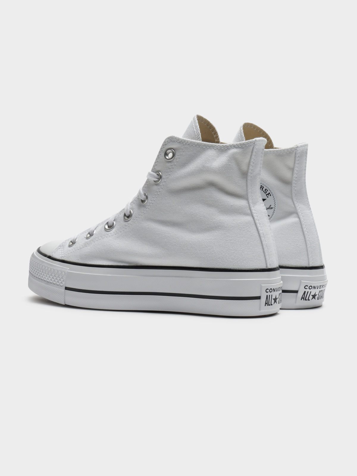 Womens Chuck Taylor All Star Lift Canvas Sneakers in White