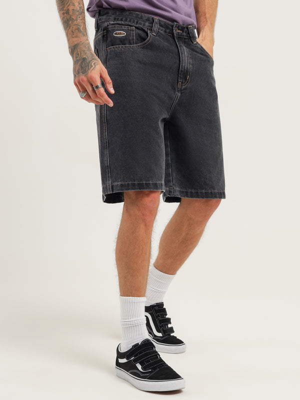 Xlarge 91 Star Bull Denim 91 Short Washed Black