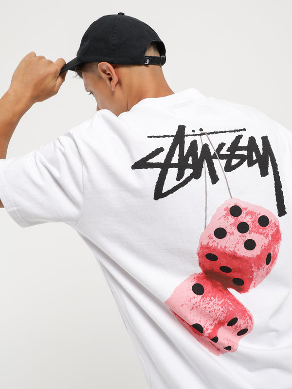 Stussy fuzzy dice t shirts ２枚　L Stussy Fuzzy Dice Tee White Men's - SS22 - US
