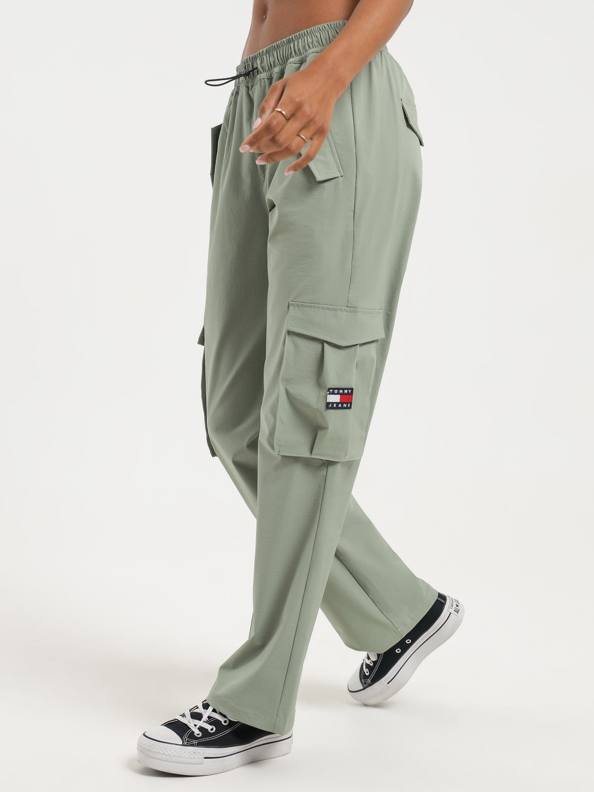 Betsy Cargo Trackpants in Dusty Sage