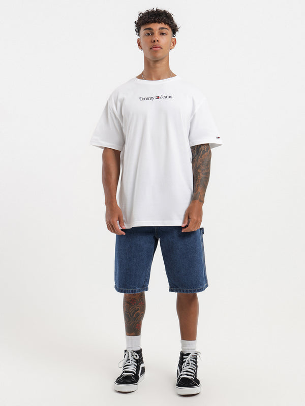 Linear Logo Tee Ybr White main image 0