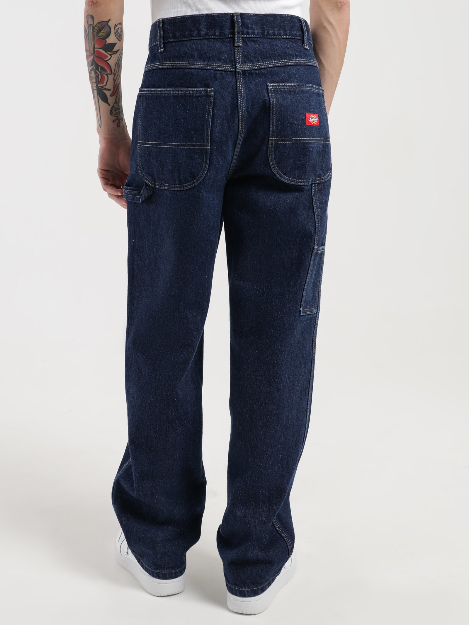 Relaxed Fit Carpenter Jeans in Rinsed Indigo
