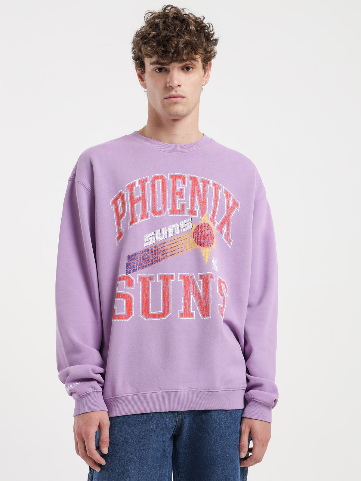Phoenix Suns Crew Sweater in Purple