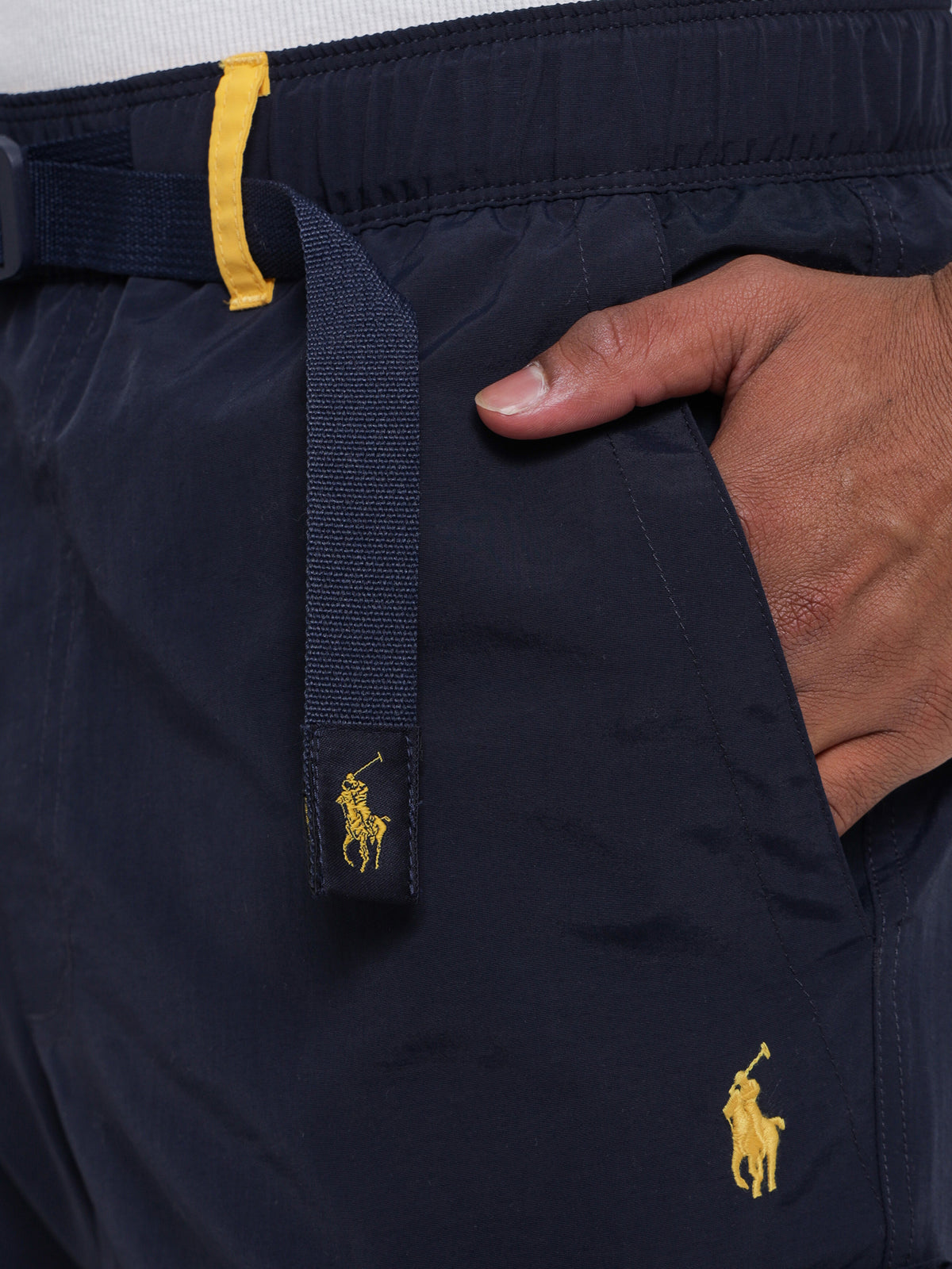 Convertible Zip-Off Water-Resistant Cargo Pants in Navy