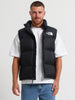 96 Retro Nuptse Vest in Black
