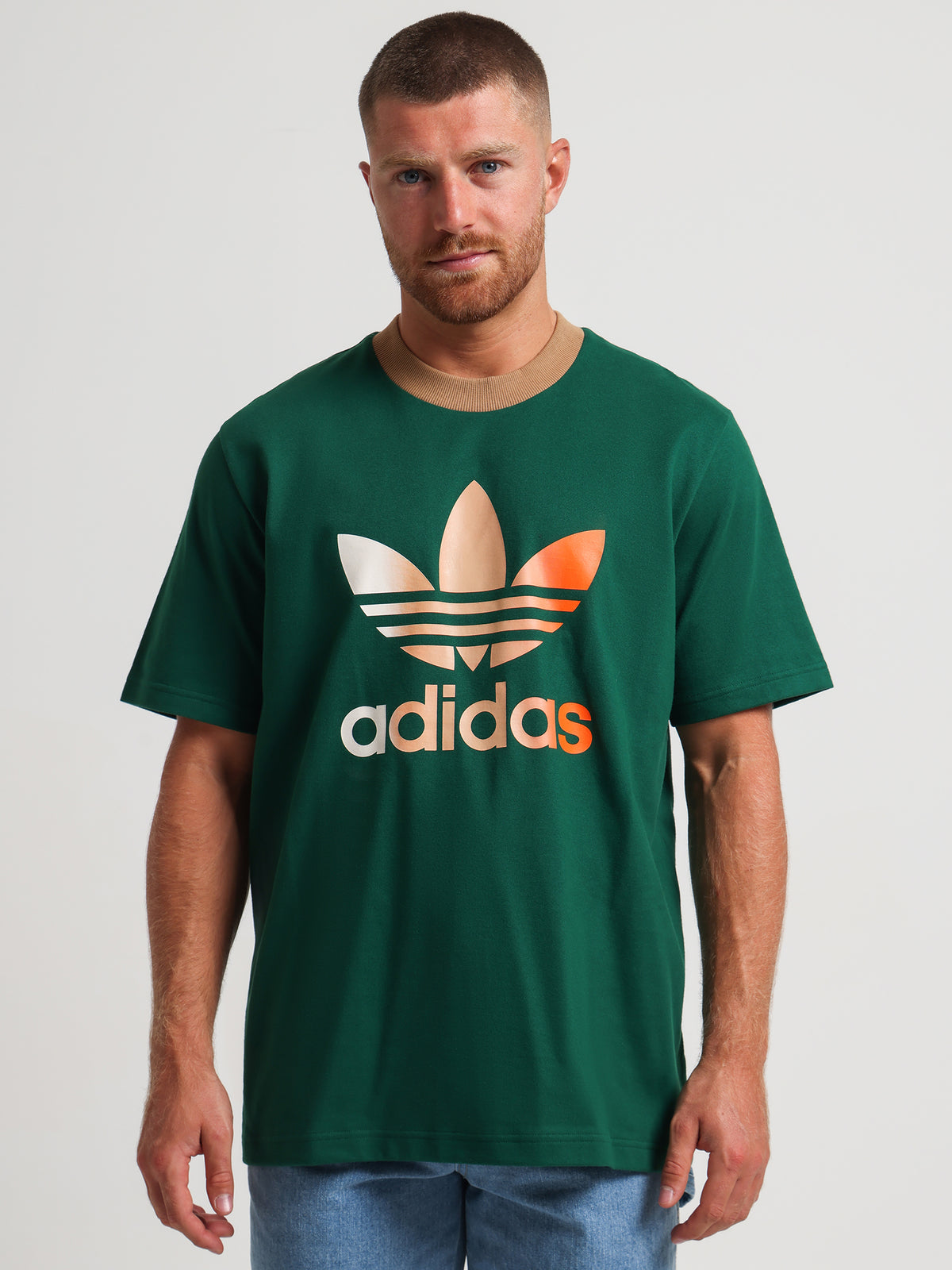 Trefoil T-Shirt in Dark Green