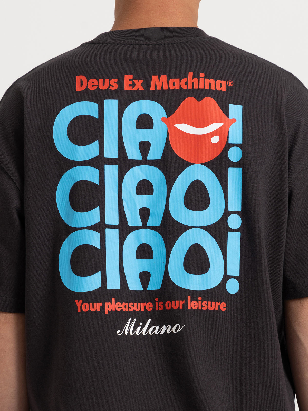 Ciao! T-Shirt in Anthracite