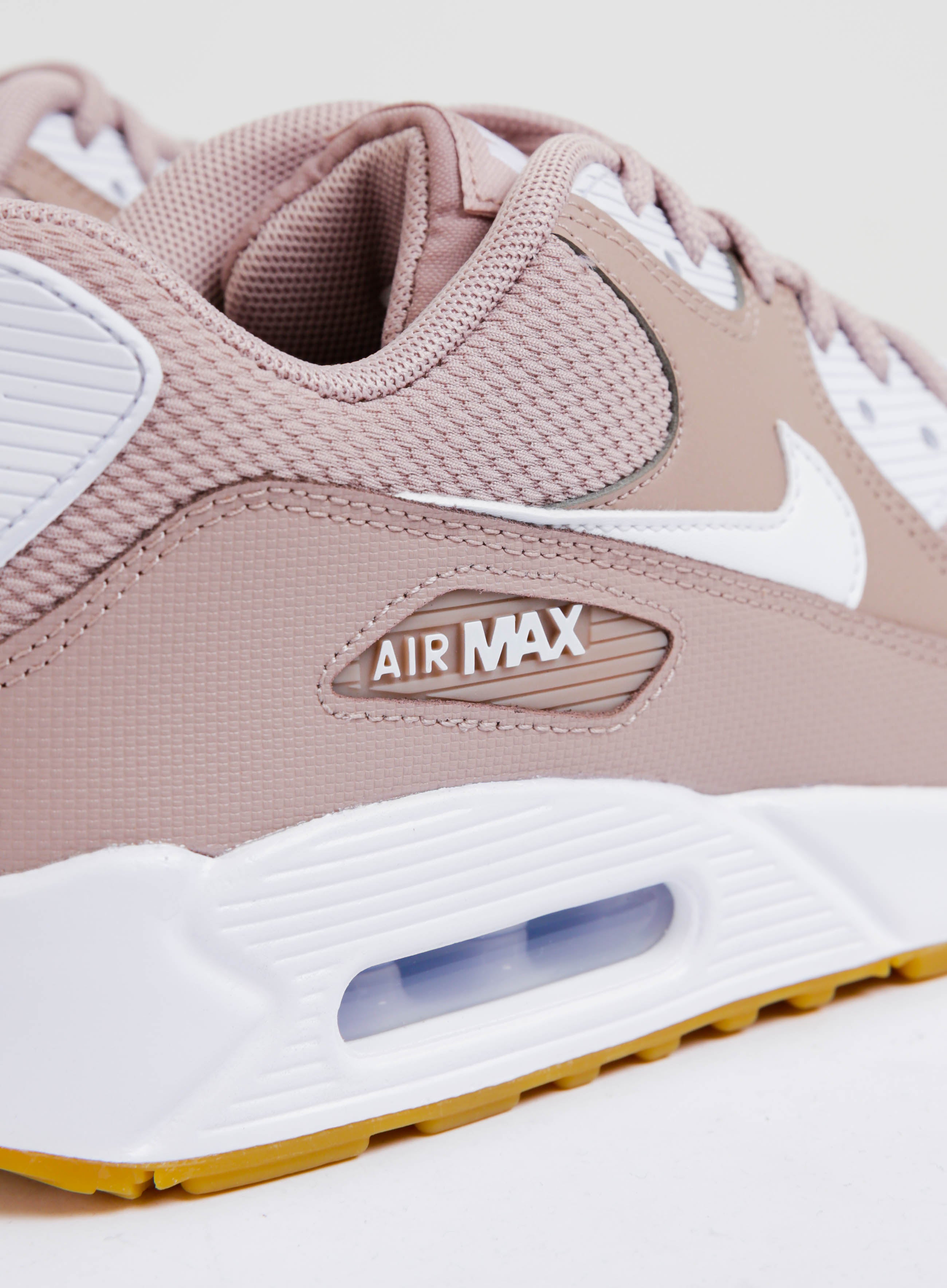 Womens Air Max 90 Sneakers in Taupe & White