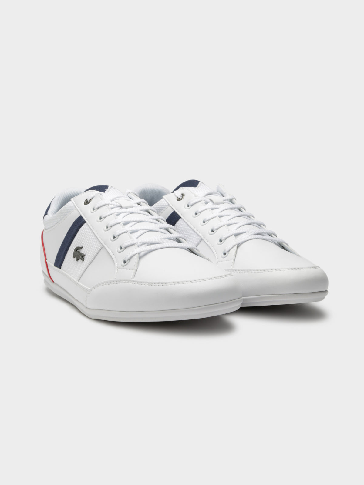 Mens Chaymon 318 Sneakers in White and Navy