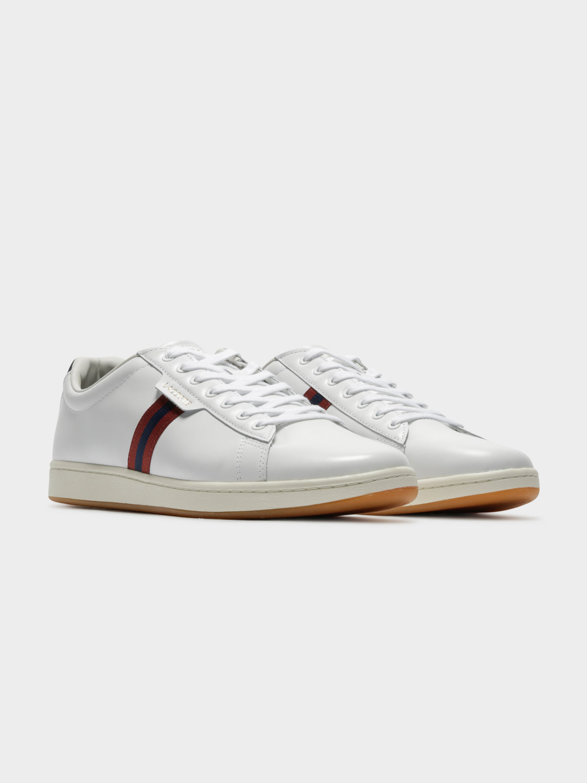 Leather Carnaby Evo 419 Sneaker in White Red &amp; Navy