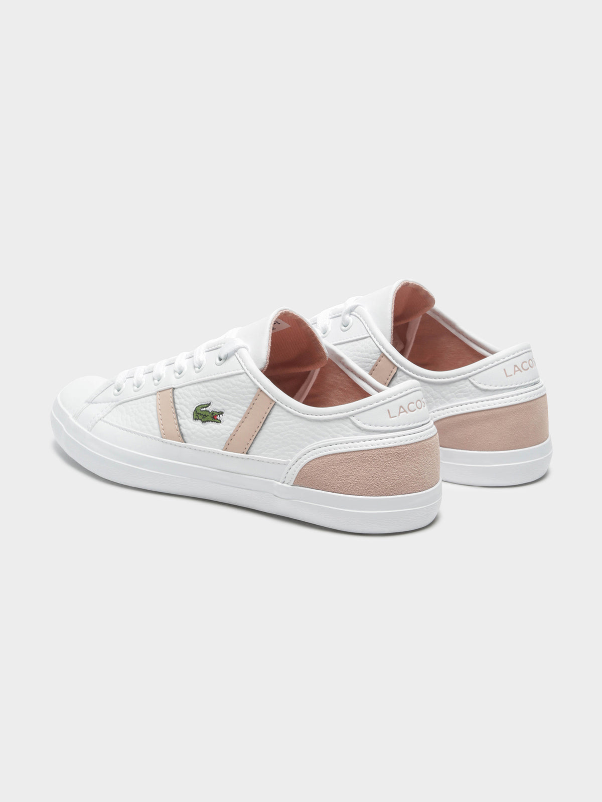 Womens Sideline 120 4 CFA Sneakers in White &amp; Pink