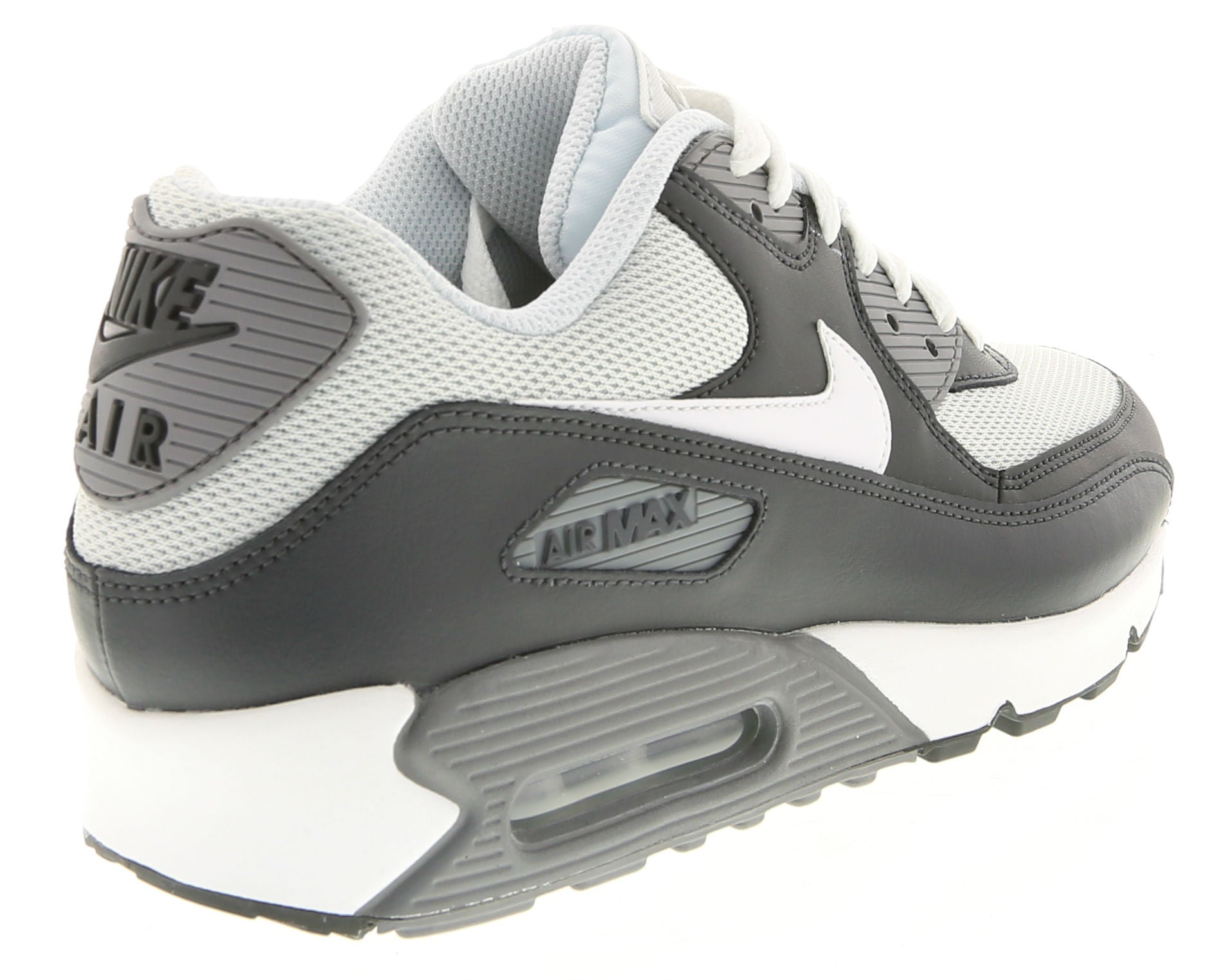 Air Max 90 Essential Sneakers in White & Grey