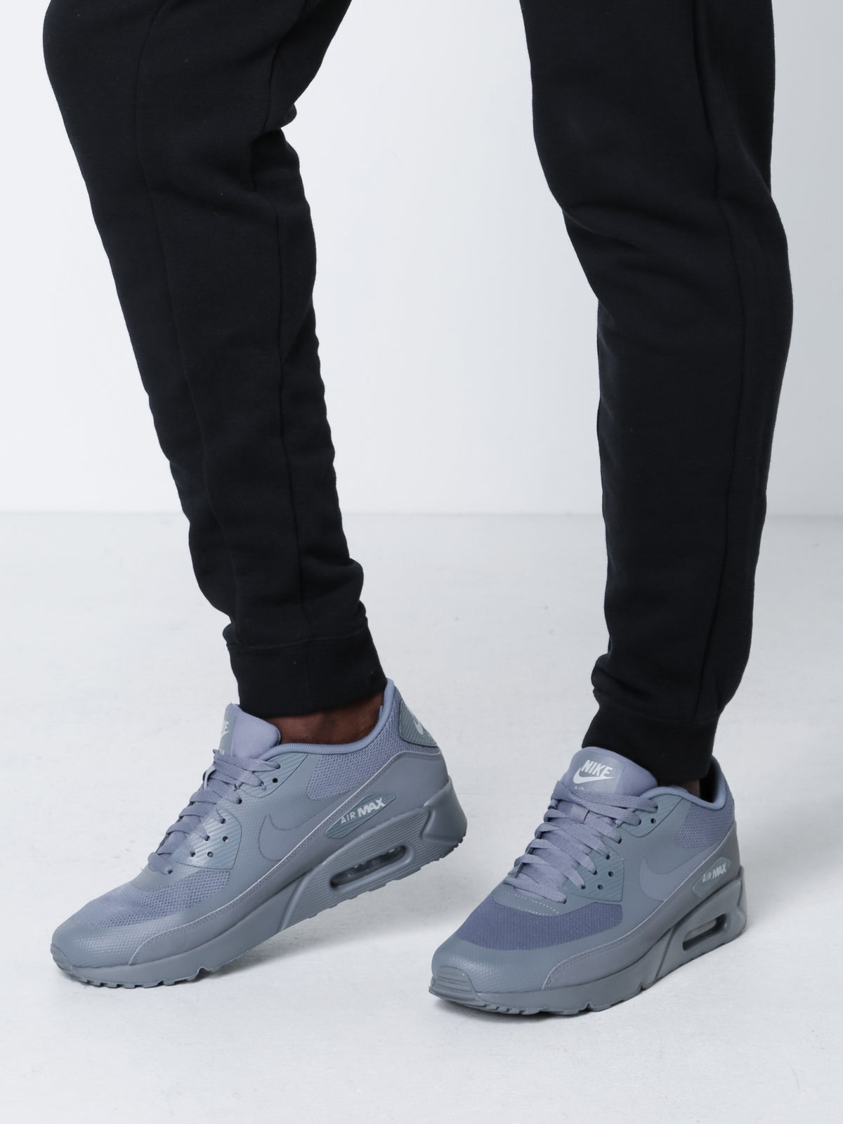 Mens Air Max 90 Ultra 2.0 Essential Sneakers in Grey