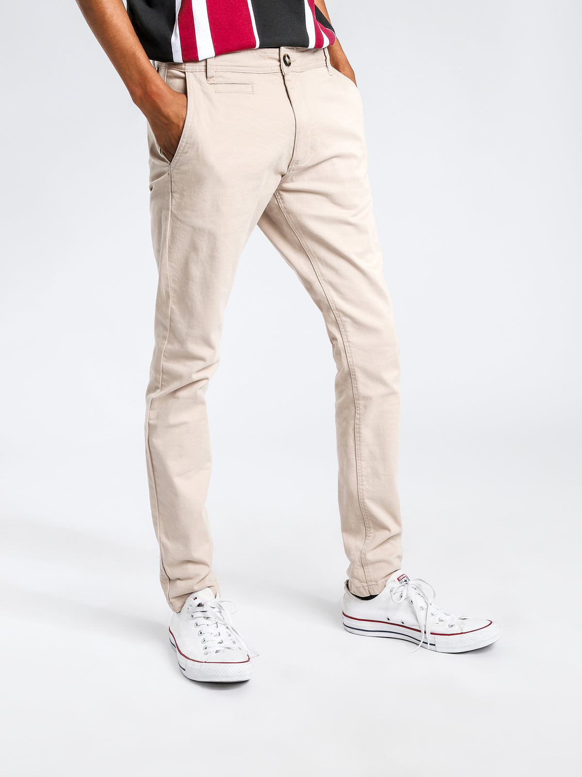 Linden Chino Pants in Stone